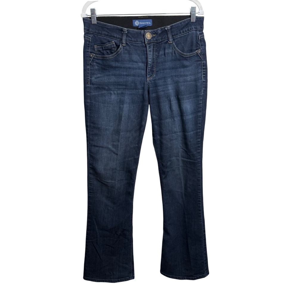 Democracy Ab solution Bootcut Jeans Dark Wash Size 8 Blue Denim Pants